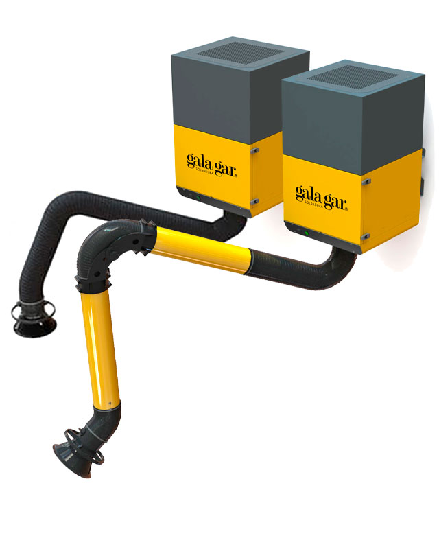 Aspiradores fijos monobrazo